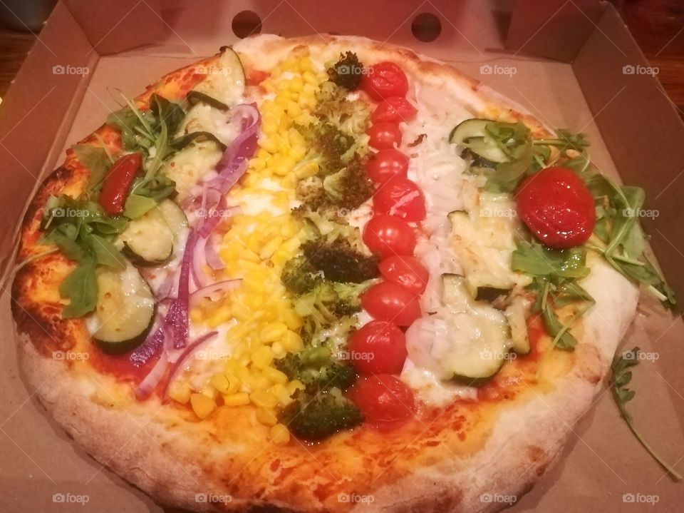 Vegan / vegetarian pizza