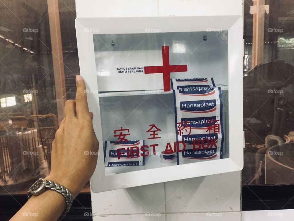 First aid box 