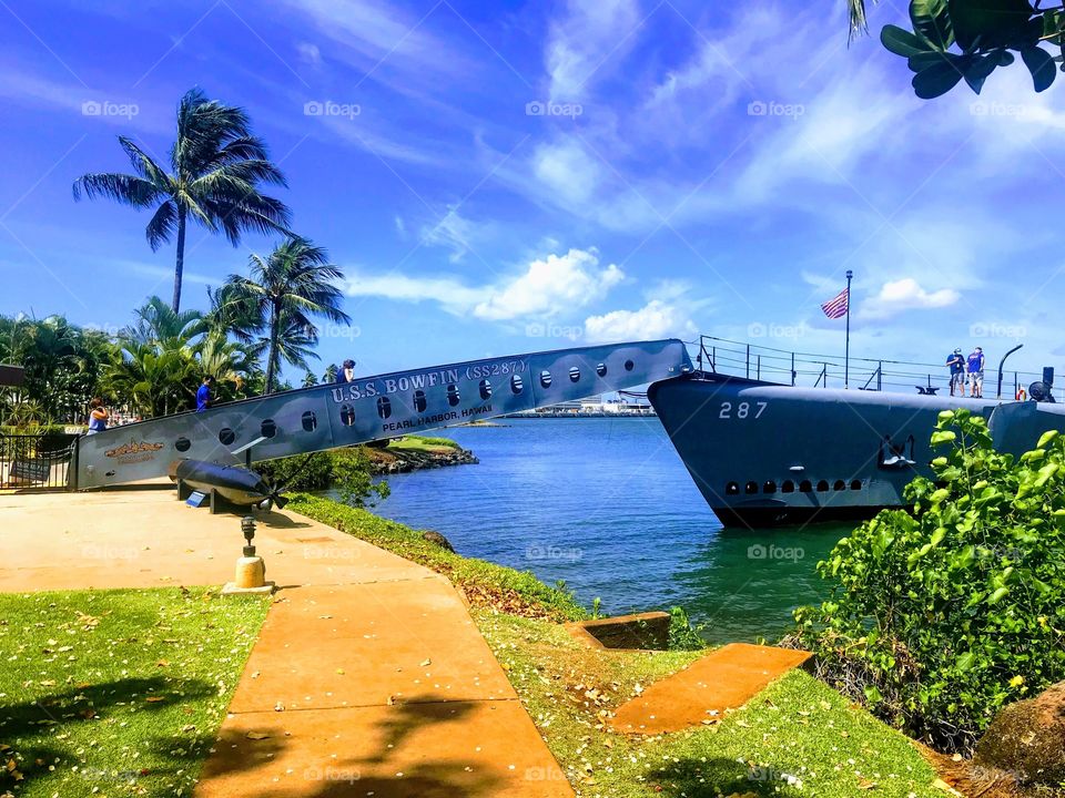 U.S.S BOWFIN at Pearl harbor