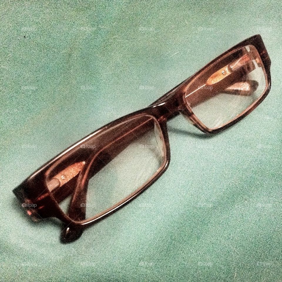 Old brown glasses