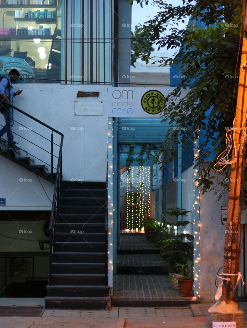 Architecture, House, City, Step, Street