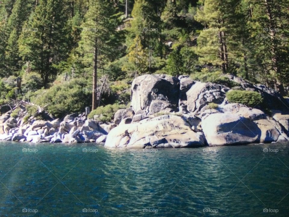 Tahoe. Lake Tahoe shoreline