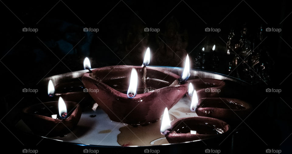 diwali diyas