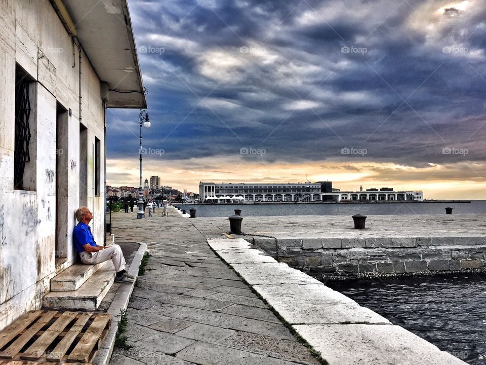 Old man in Trieste 