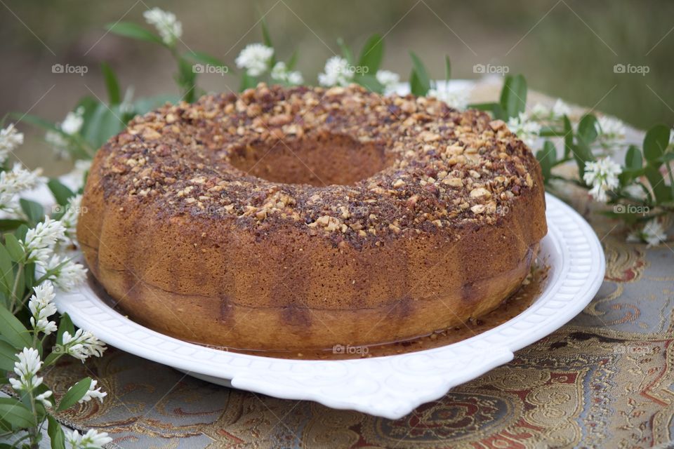 Southern style rum cake