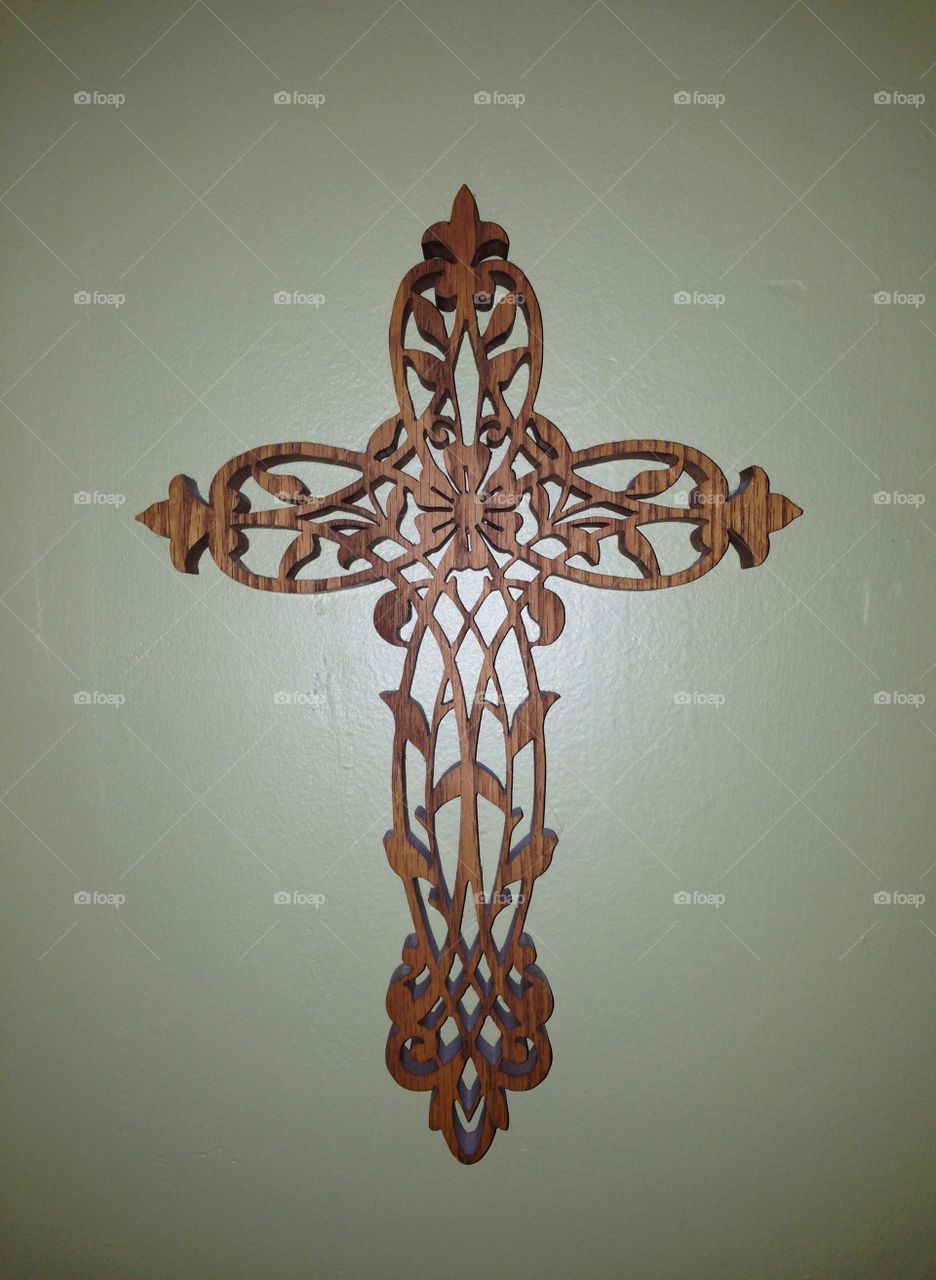 Intricately Carved Cross