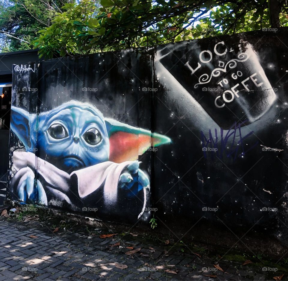 Nazgull with a cup coffee