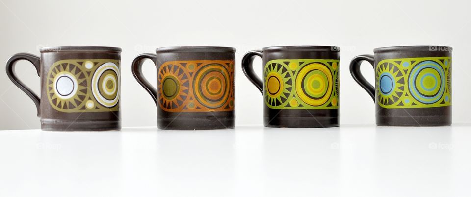 Retro mugs (Staffordshire)