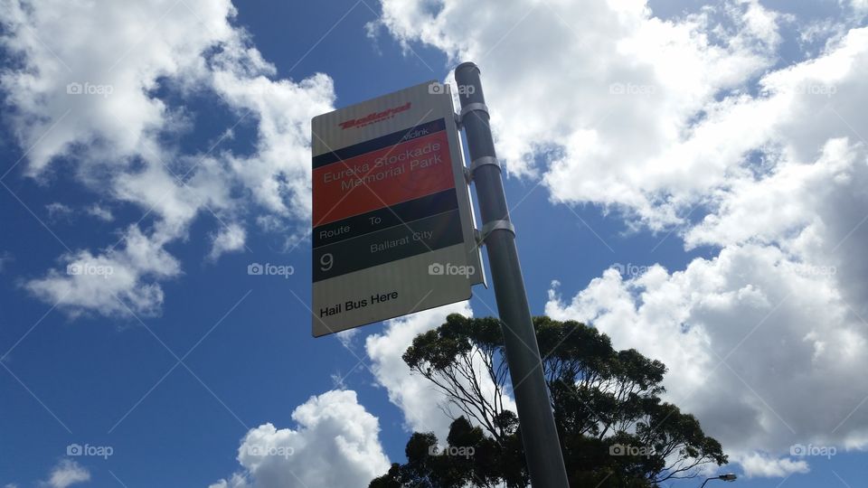 Bus Stop in Ballarat