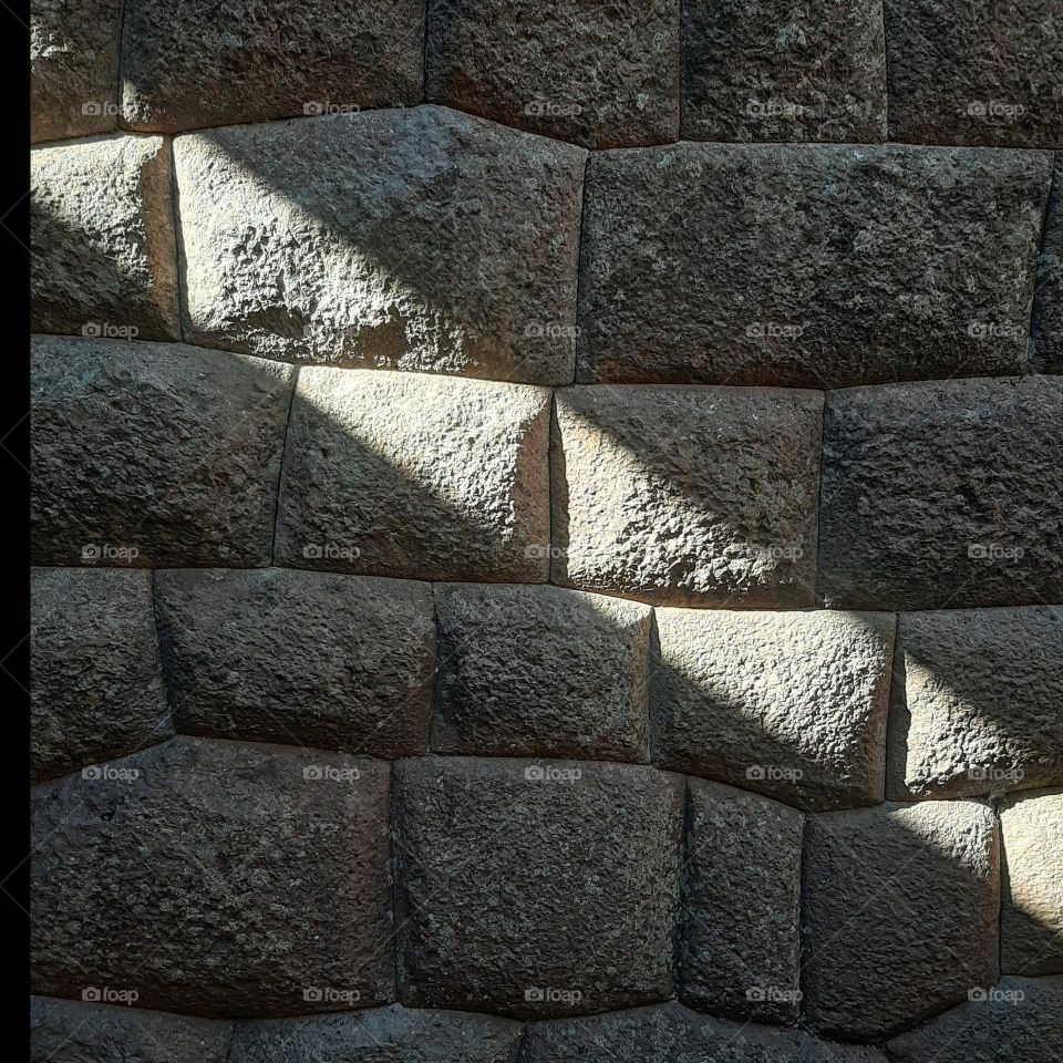 stone art by the incas in Cusco