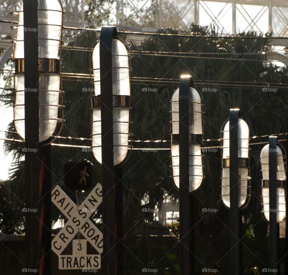 train lights crossing railroad by lightanddrawing