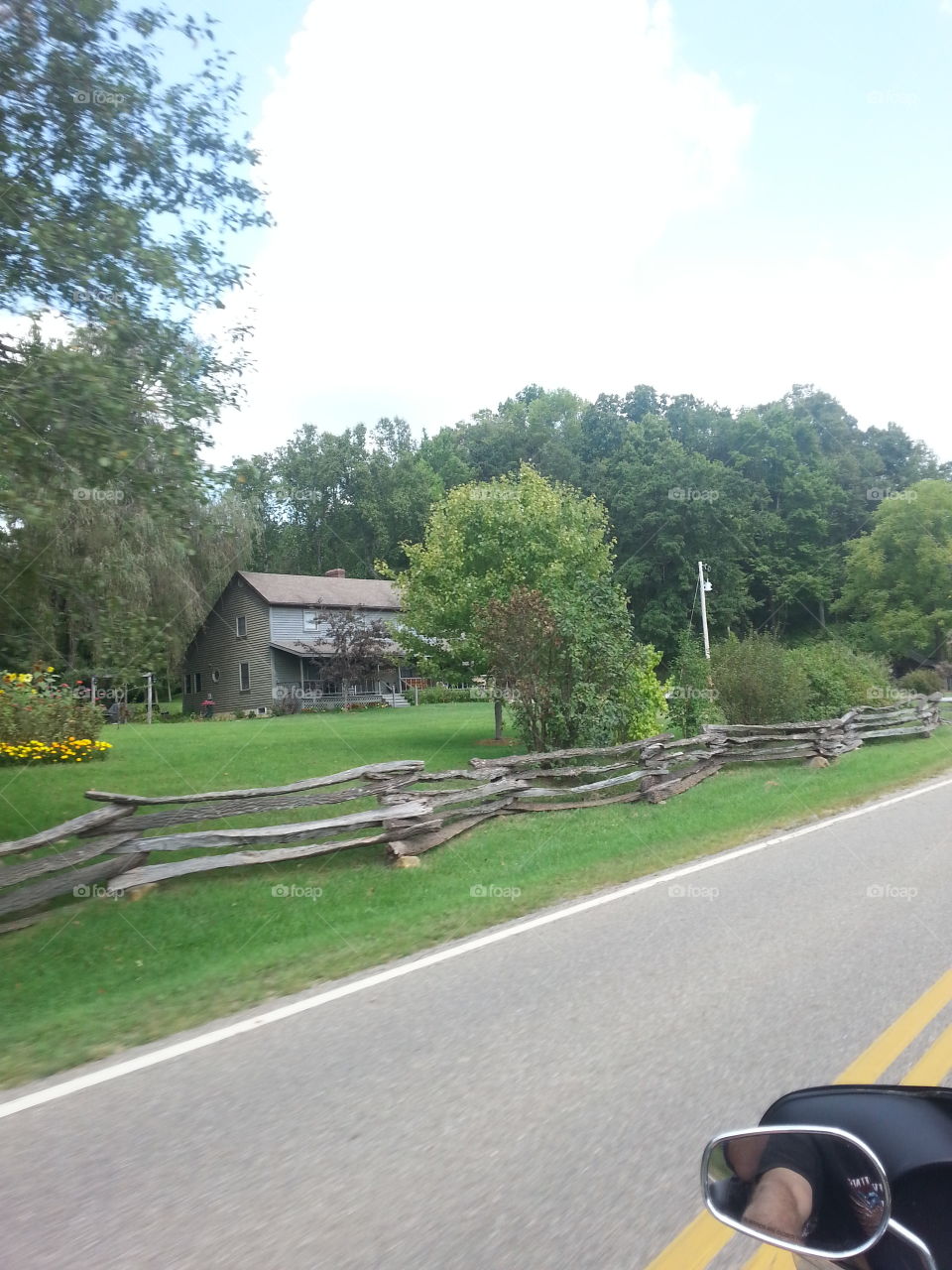 Woodland House. Cute house we pass going to our house in the Hocking Hills.