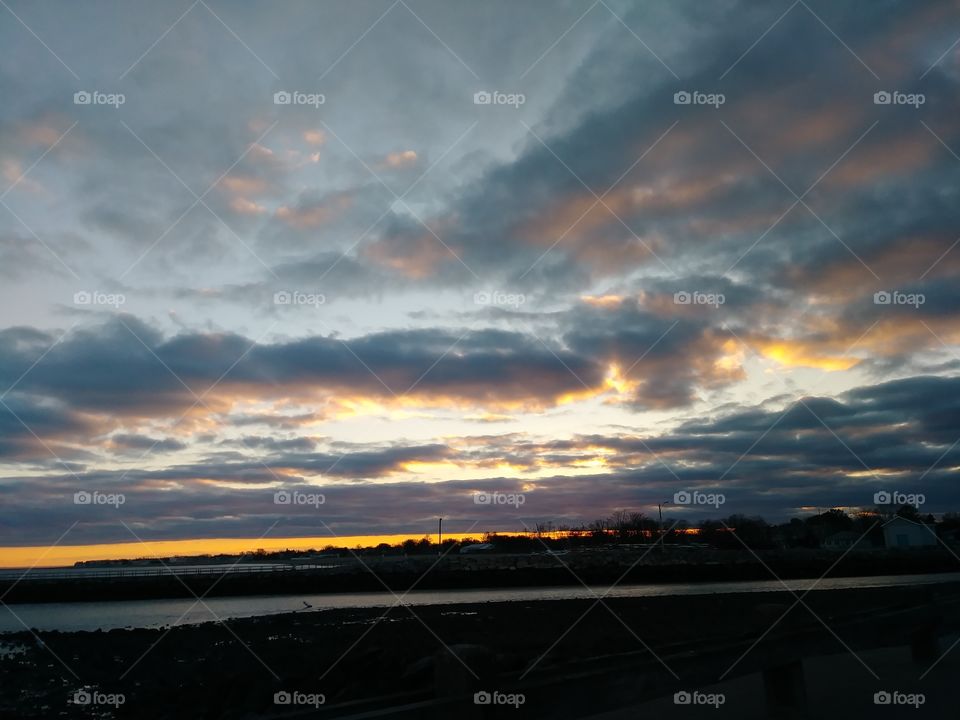 The sound and clouds