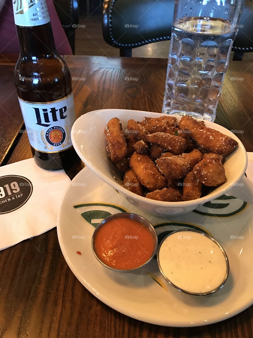 Cheese curds at lambeau field