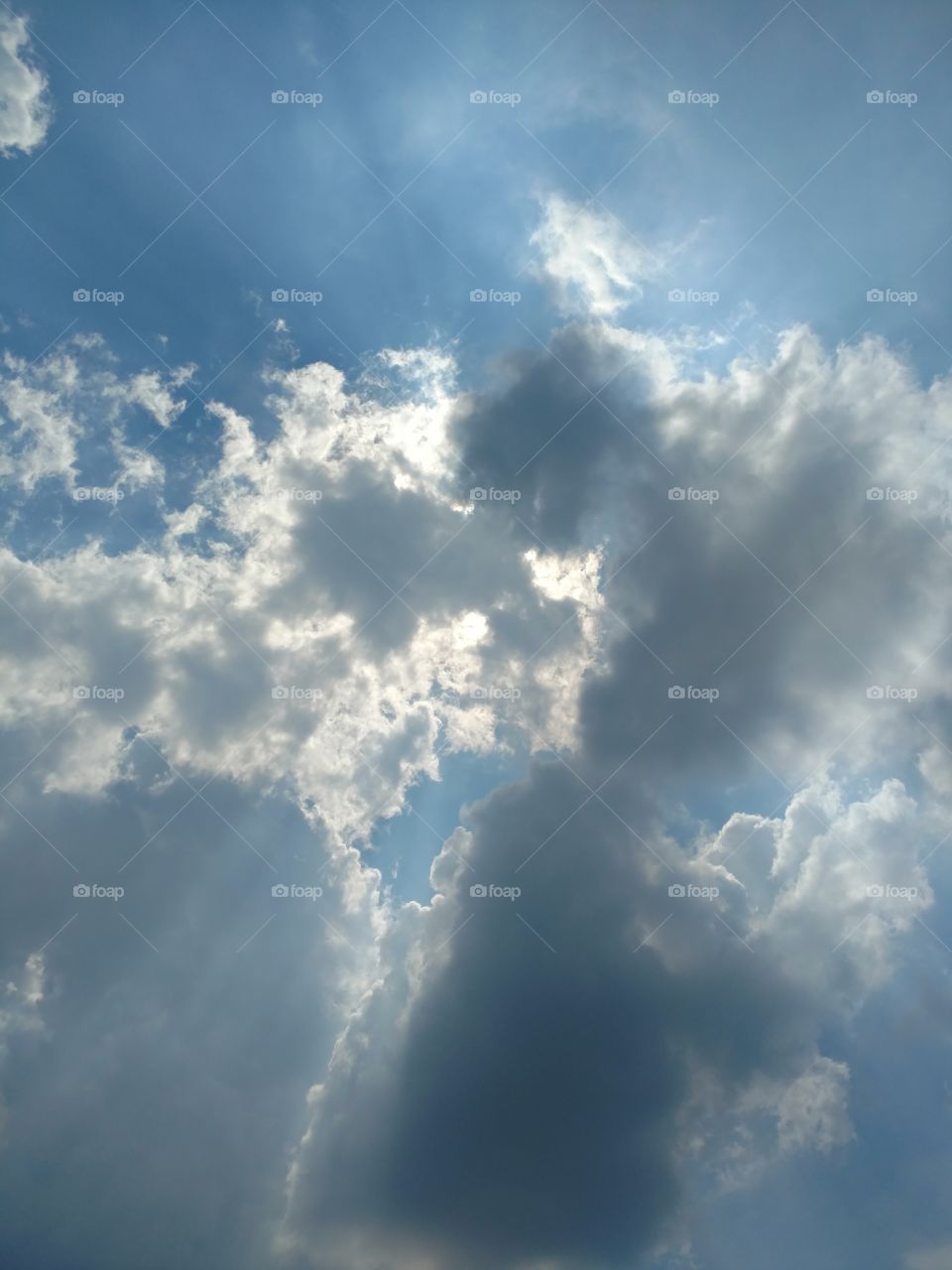 ciel avec nuages