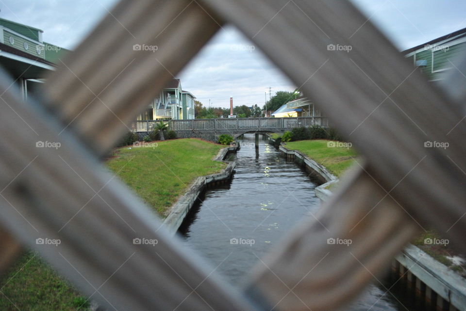 A beautiful view through the fence