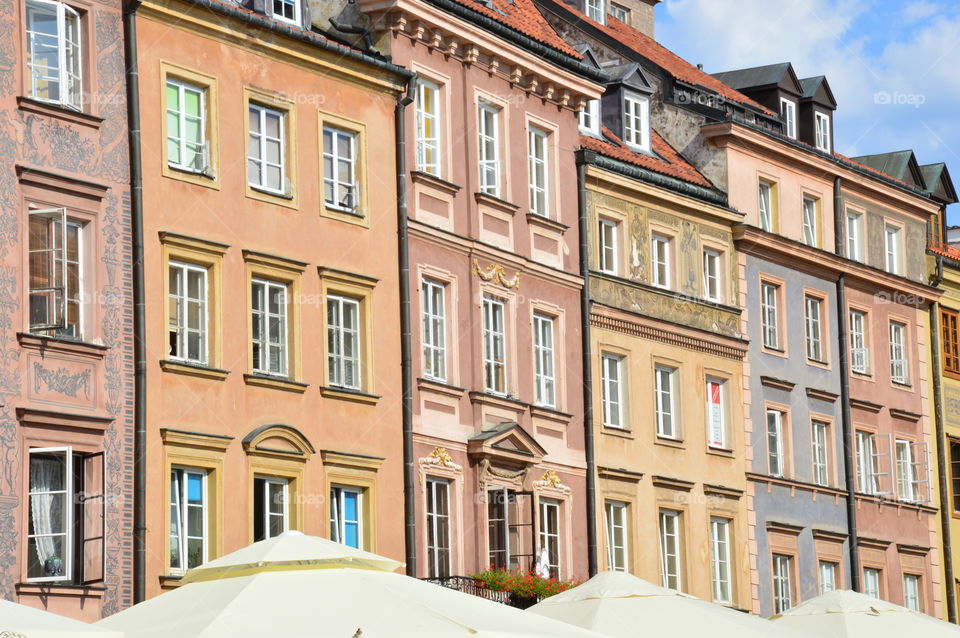 facade of buildings