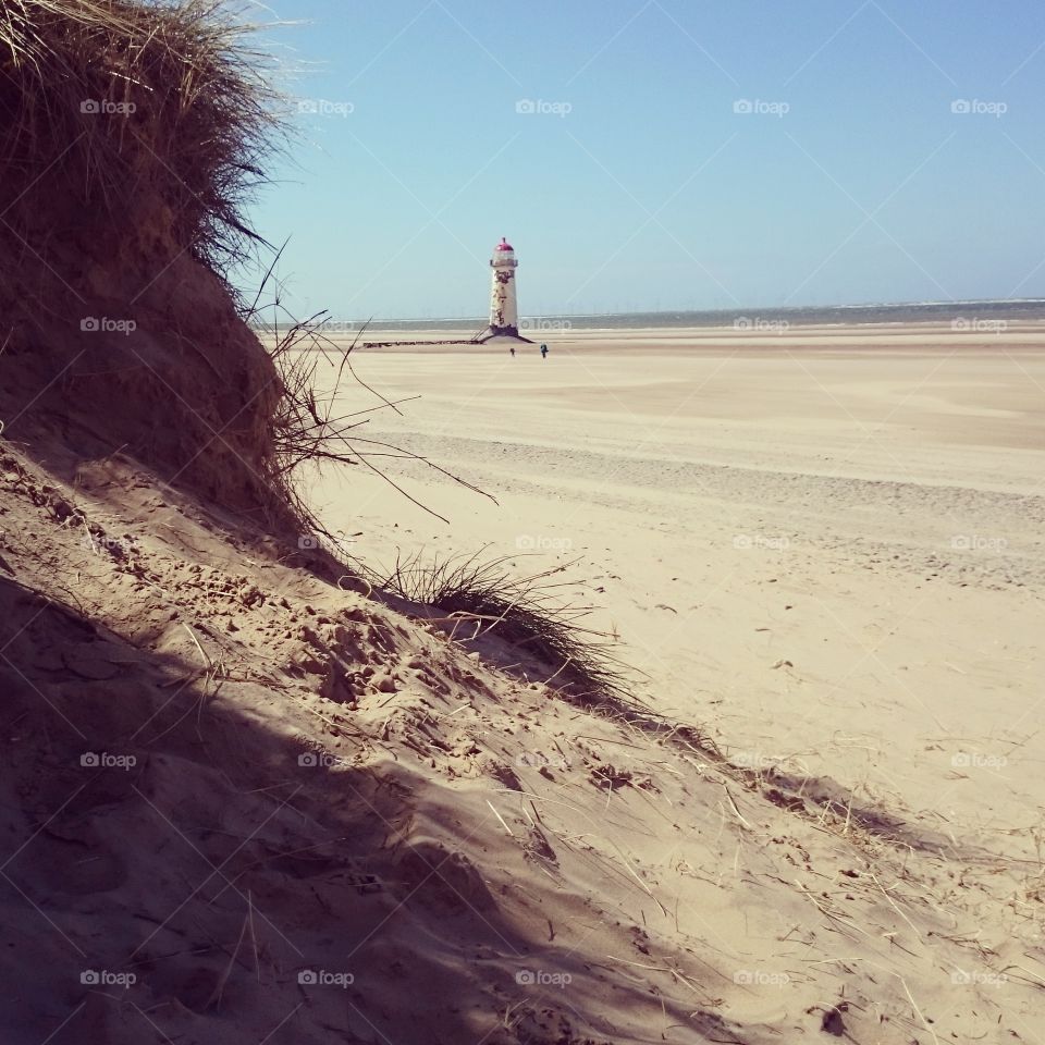 Lighthouse in the dunes