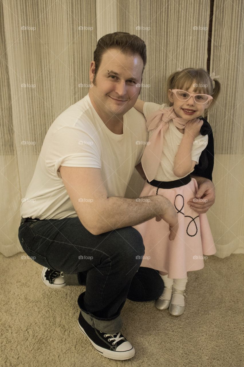 Daddy Daughter Dance sockhop style