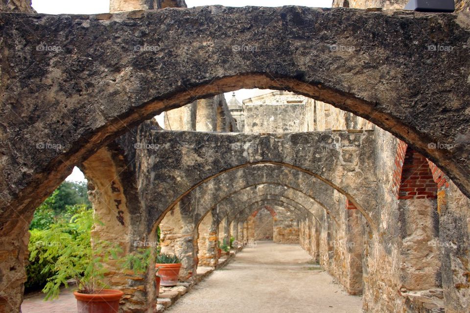 Arches at San Jose Mission, San Antonio