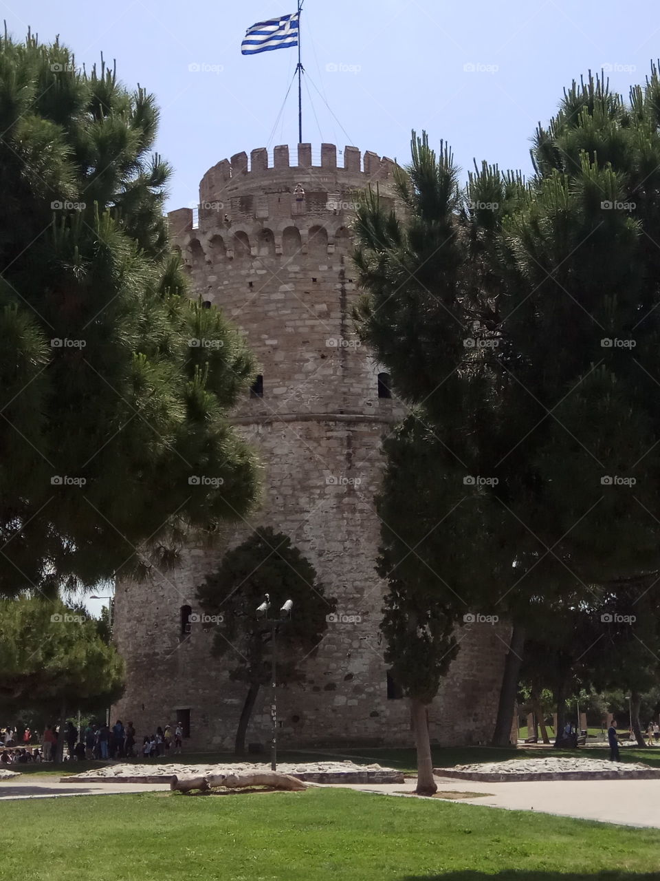 white tower in Thessaloniki Greece
