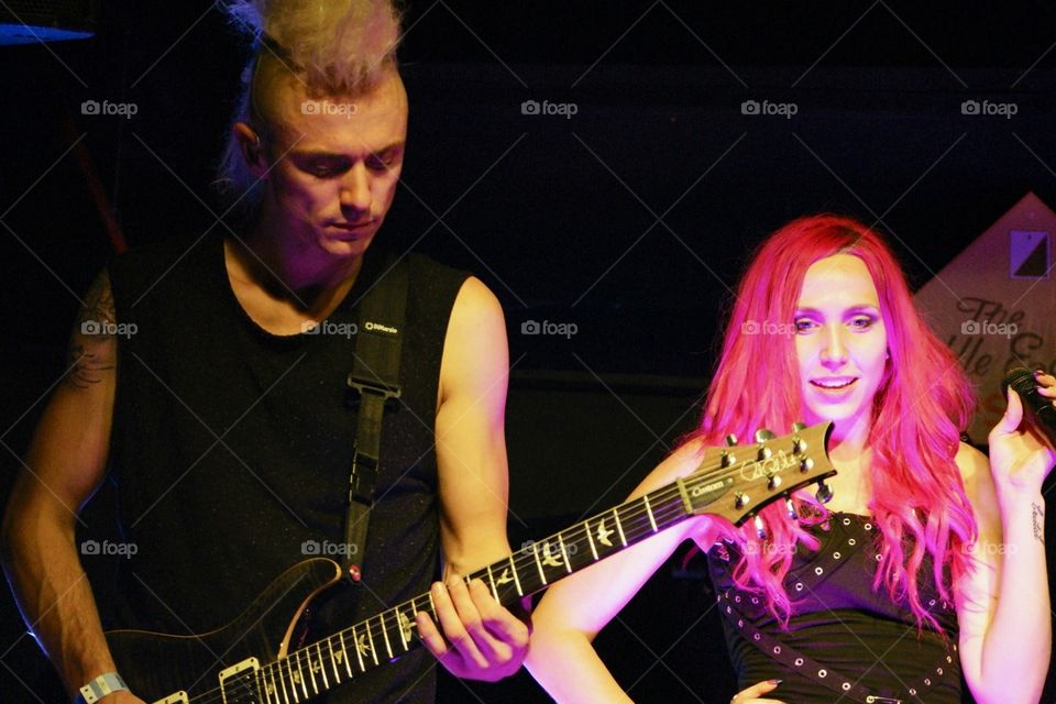 The sass on stage of Icon For Hire