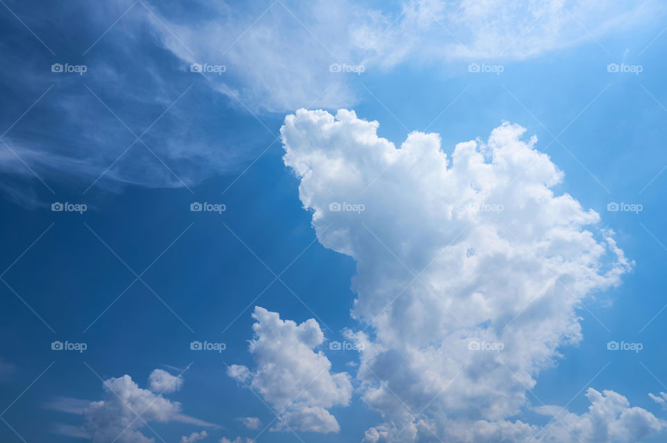 Sky and clouds background 