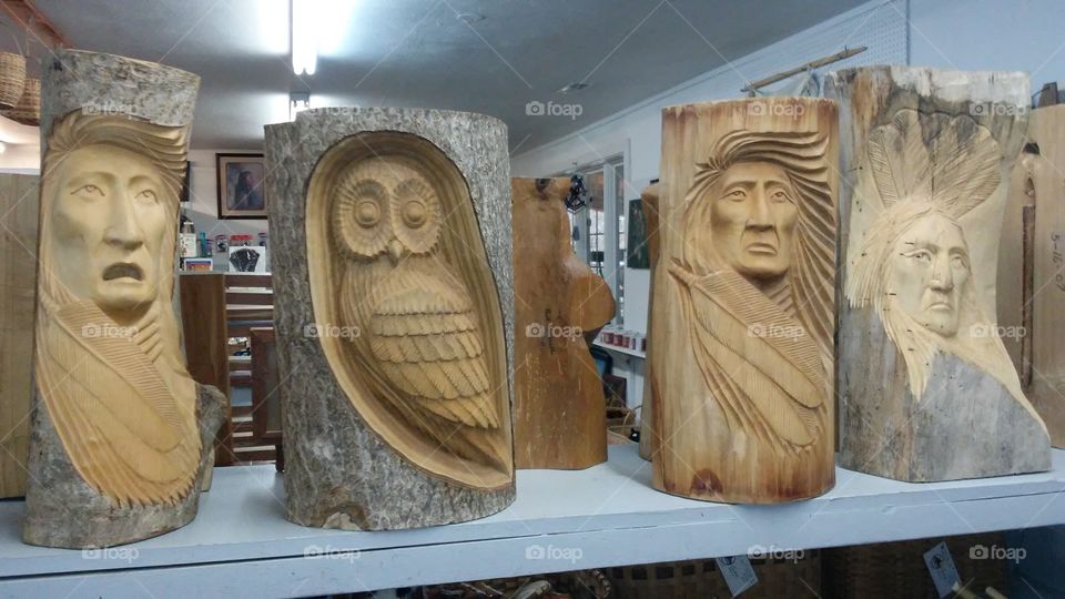 wood carvings