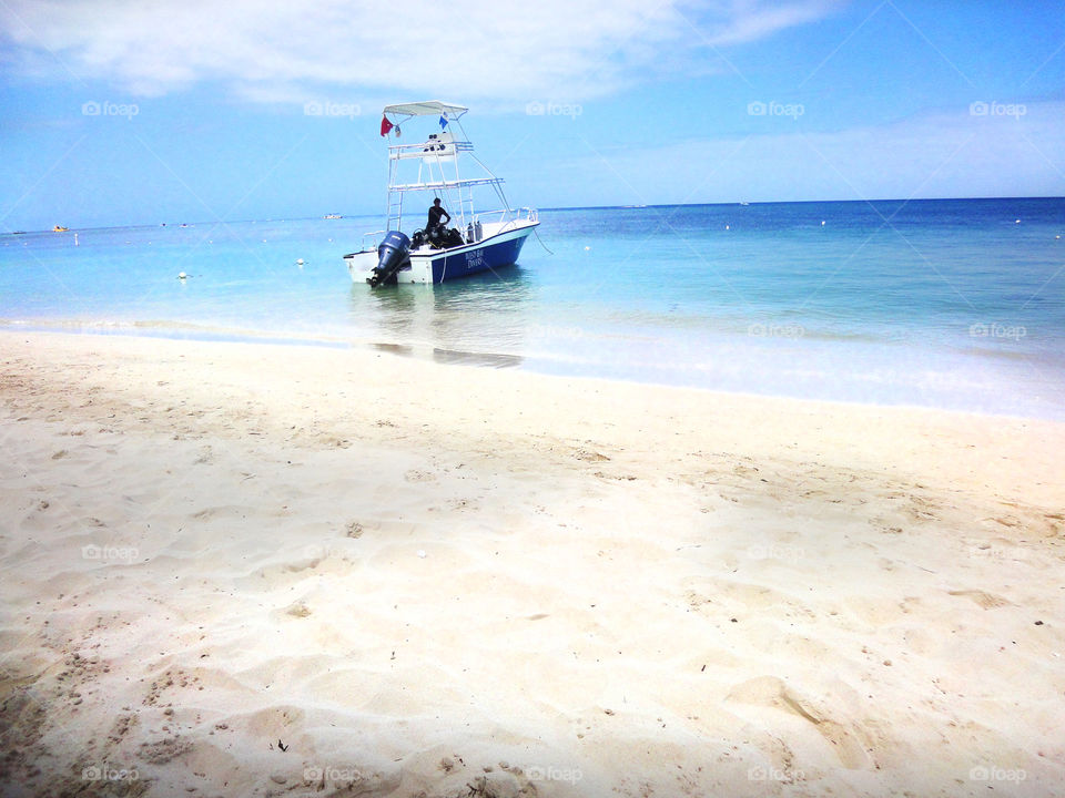 boat on the sea