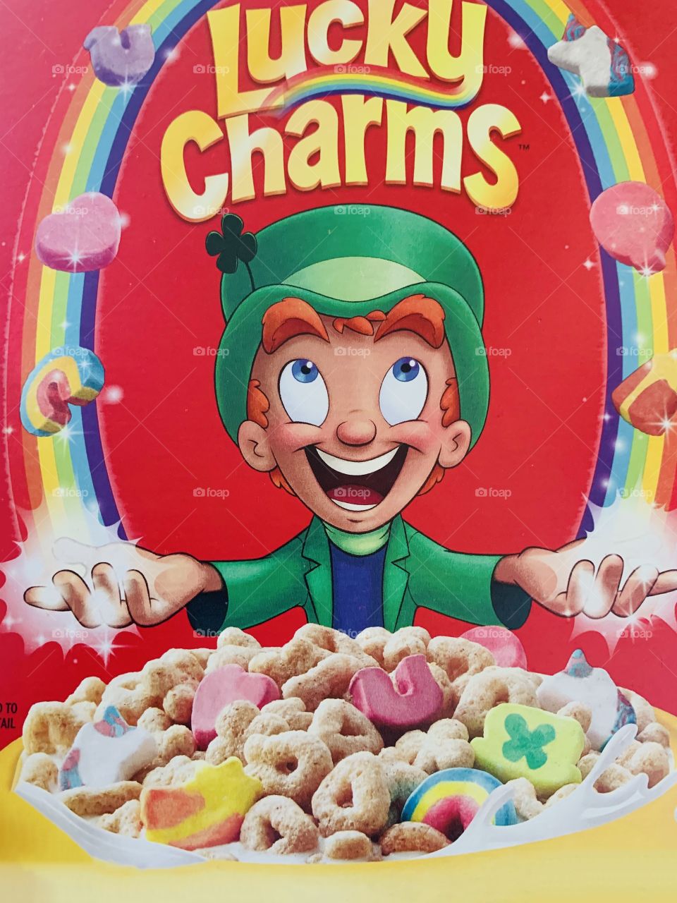 Box of lucky charms cereal rainbow magic 