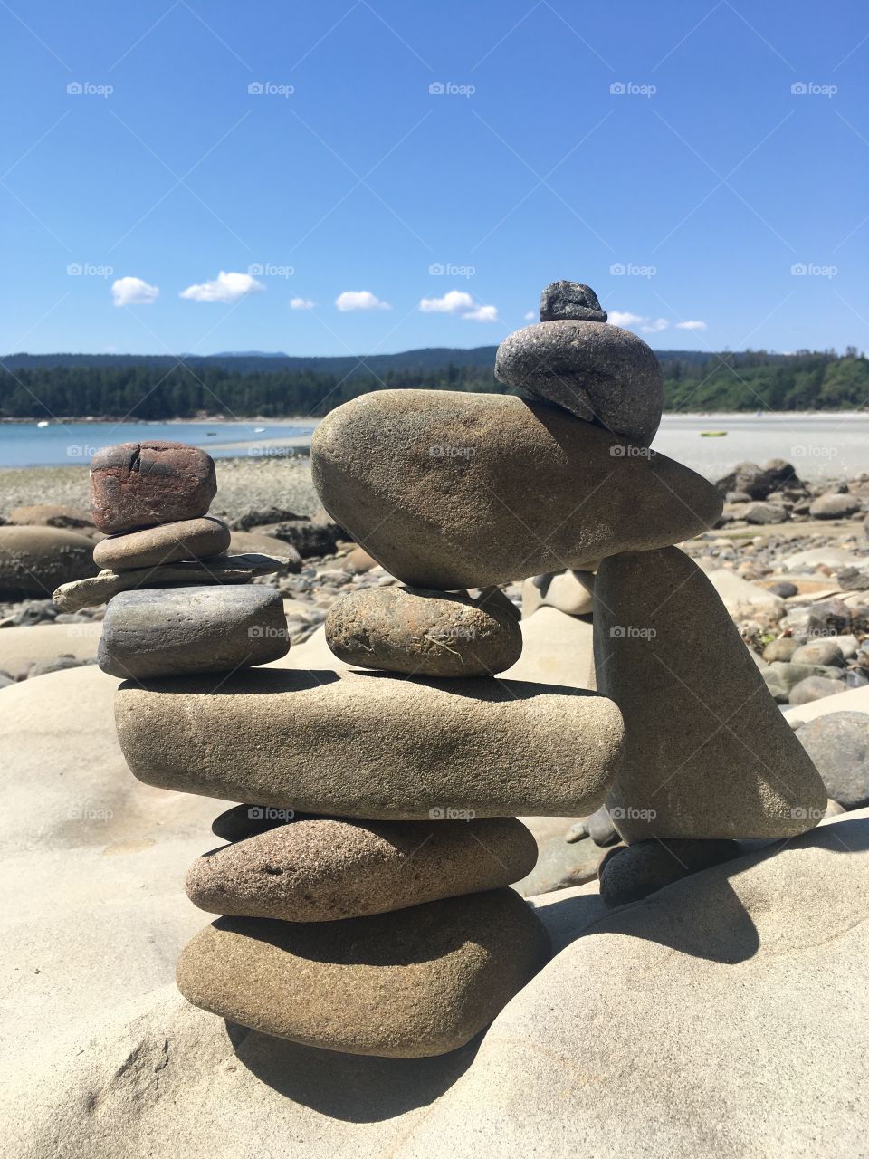 Rock Sculpture in Perfect Balance