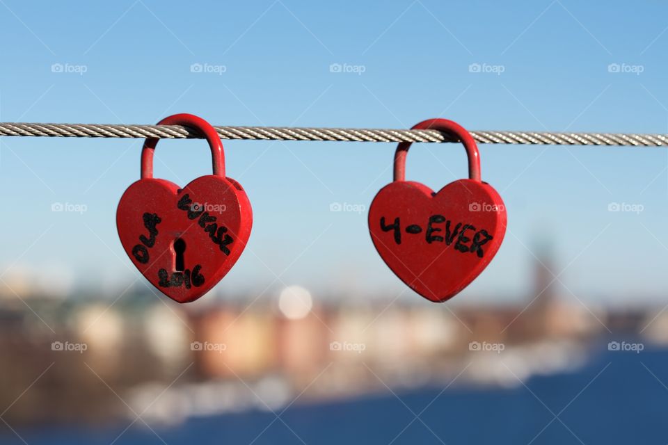 Padlocks, love in the air
