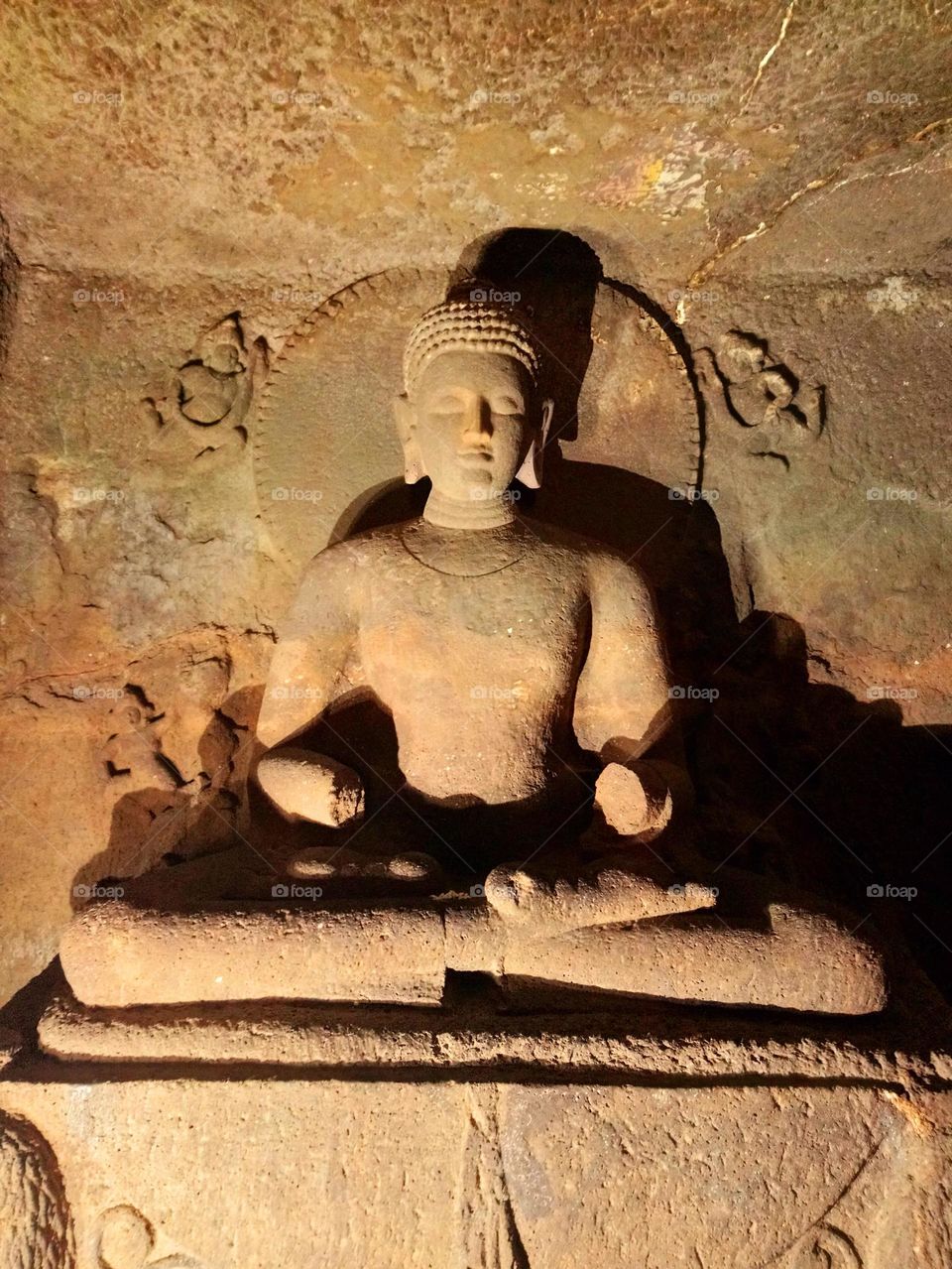 Ajanta - Buddha- Sculpture