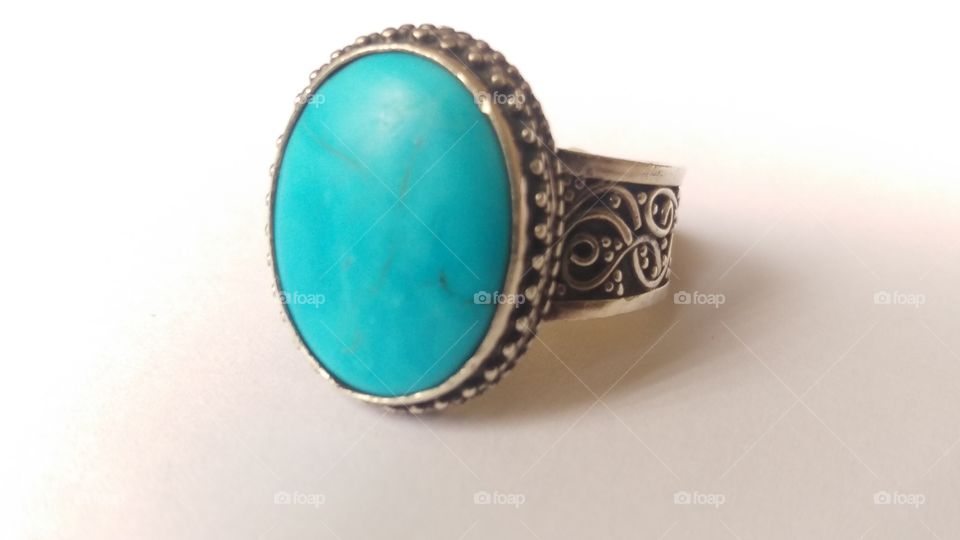 ring with precious stone