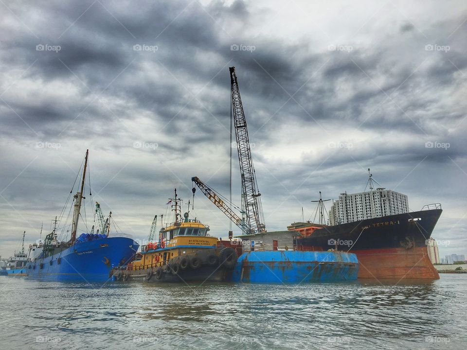 At the harbour