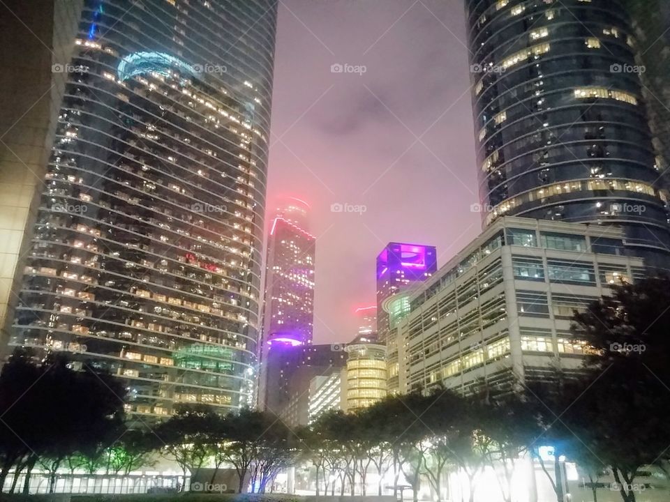 Houston in the clouds