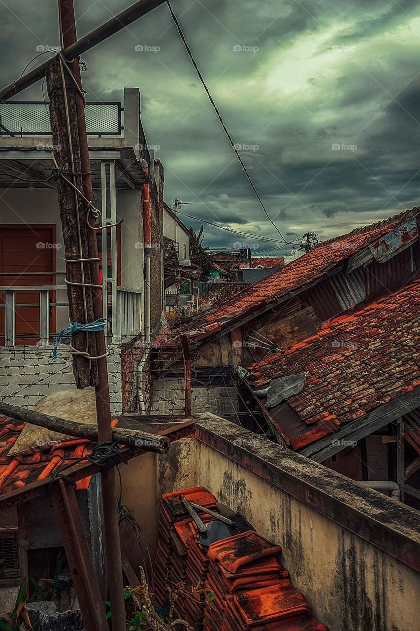 densely populated settlements