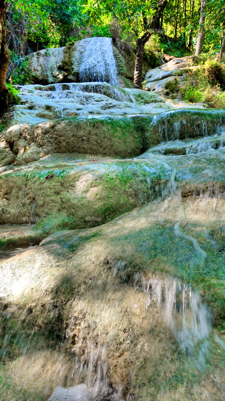 Green Waterfall 