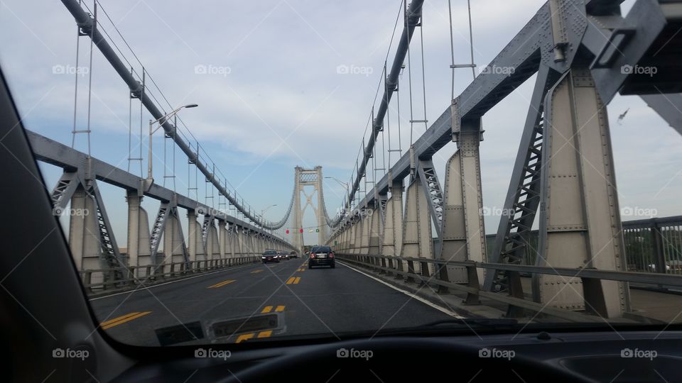crossing the bridge
