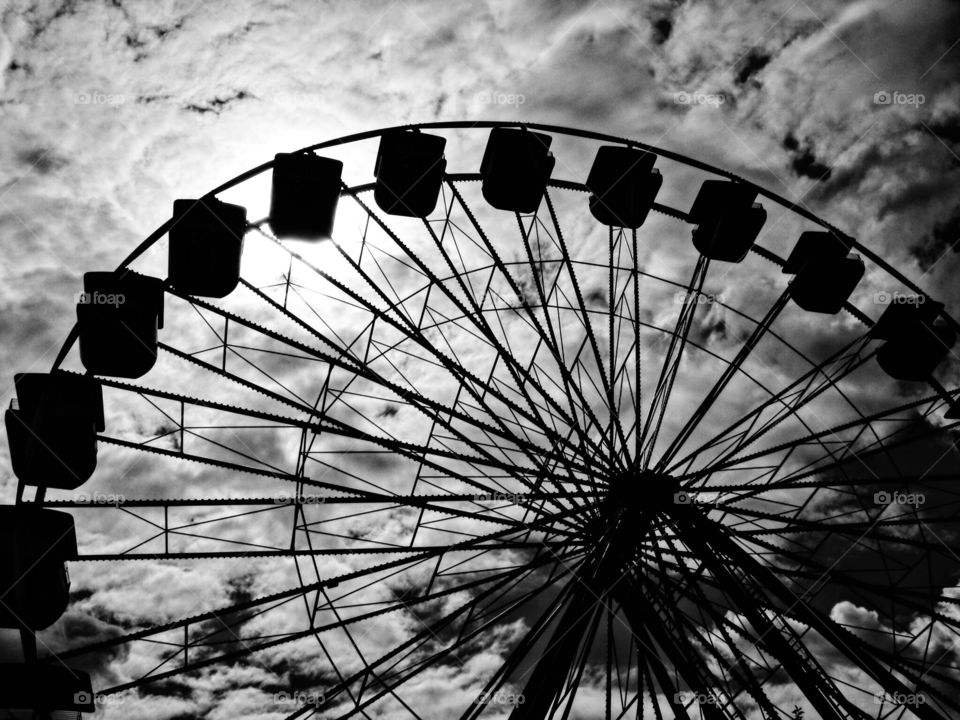 Show Us Your Best Photos, Ferris Wheel In Monochrome 