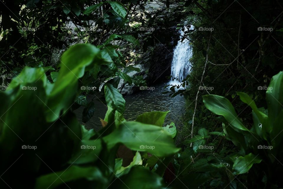 Curug Tilu Waterfall.