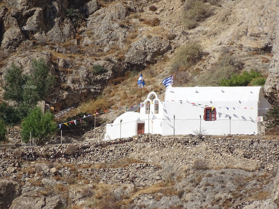 Greece Santorini Church. Greece Santorini Church