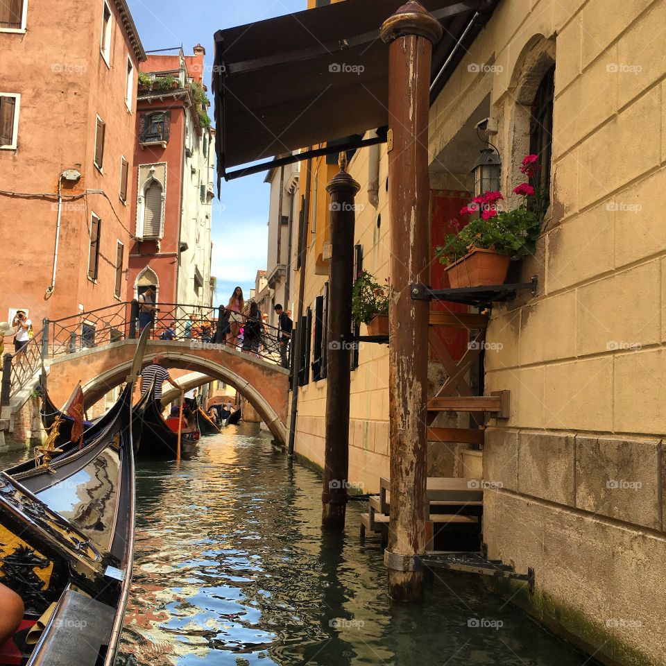 Canal, Gondola, Street, Venetian, City