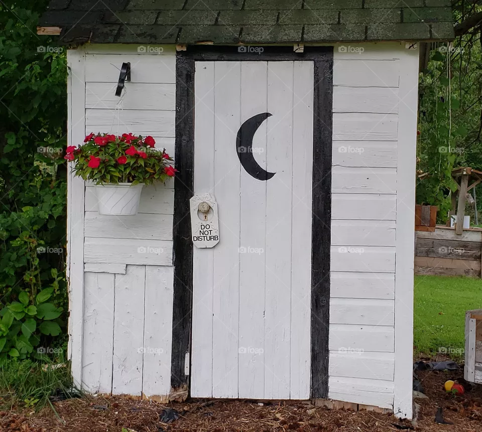 Old Vintage outhouse