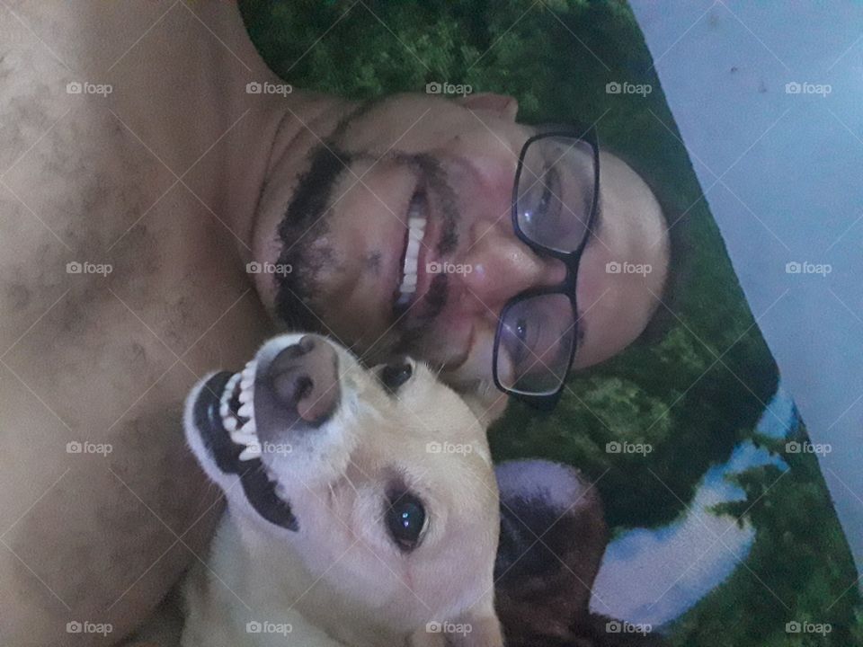 Dia de selfie sorrindo