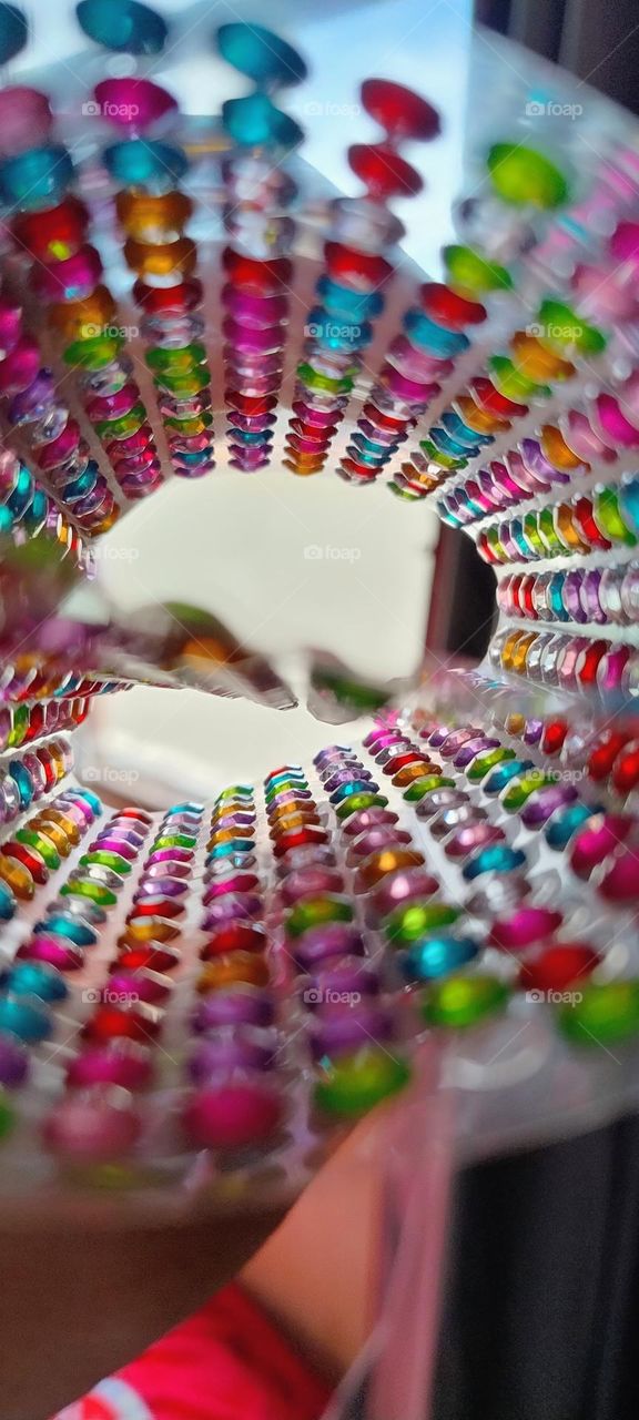 explosion of colors heart background