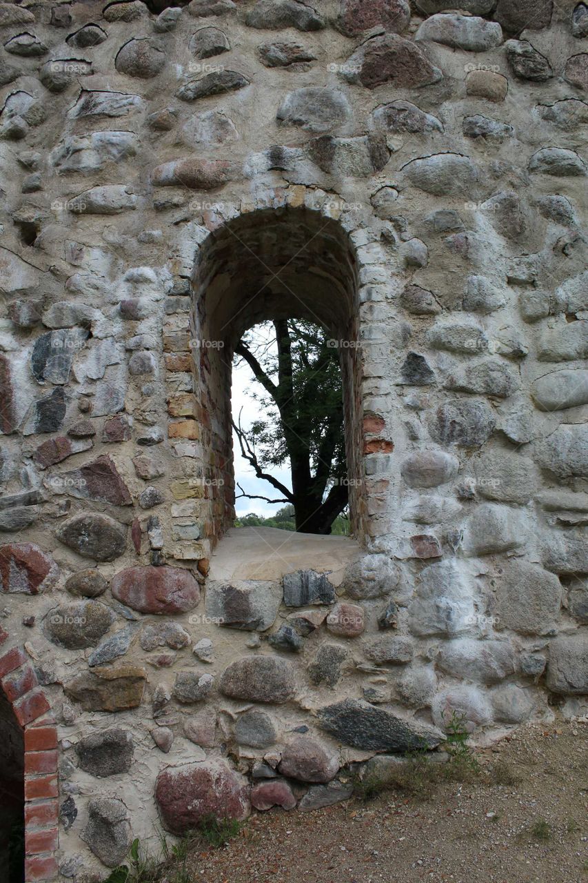 Dobele castle ruins