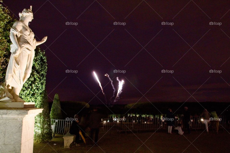 the facade of the palace