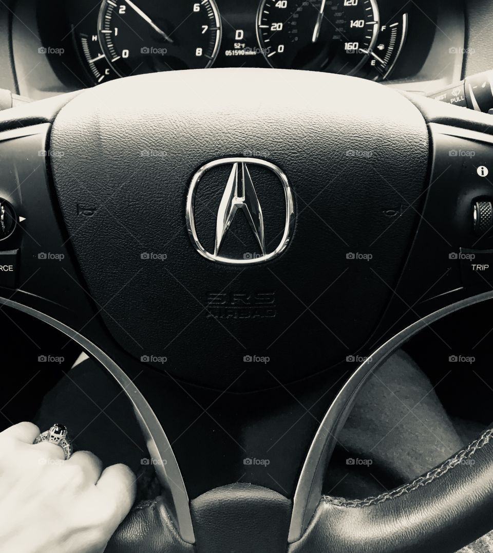 Driving in the Acura MDX