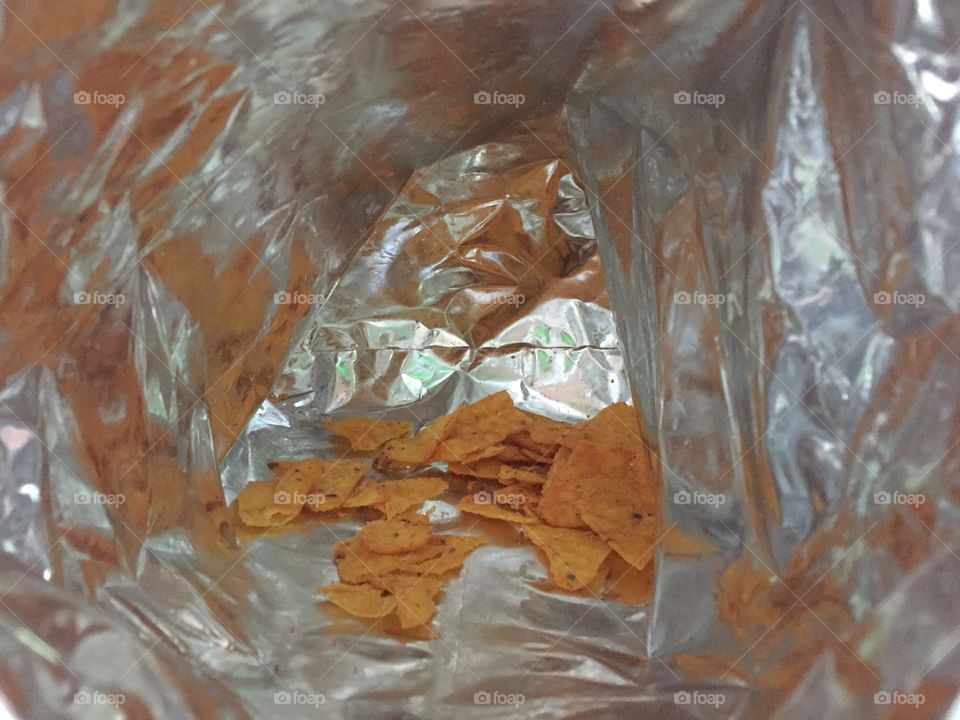 Doritos in a reflective wrapper